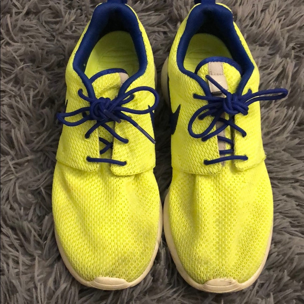 Yellow & Blue Nikes